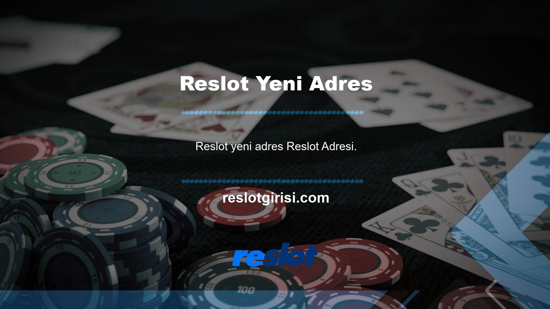 Yeni Reslot adresi müşterilere popüler casino oyunları ve çeşitli sporlar sunar