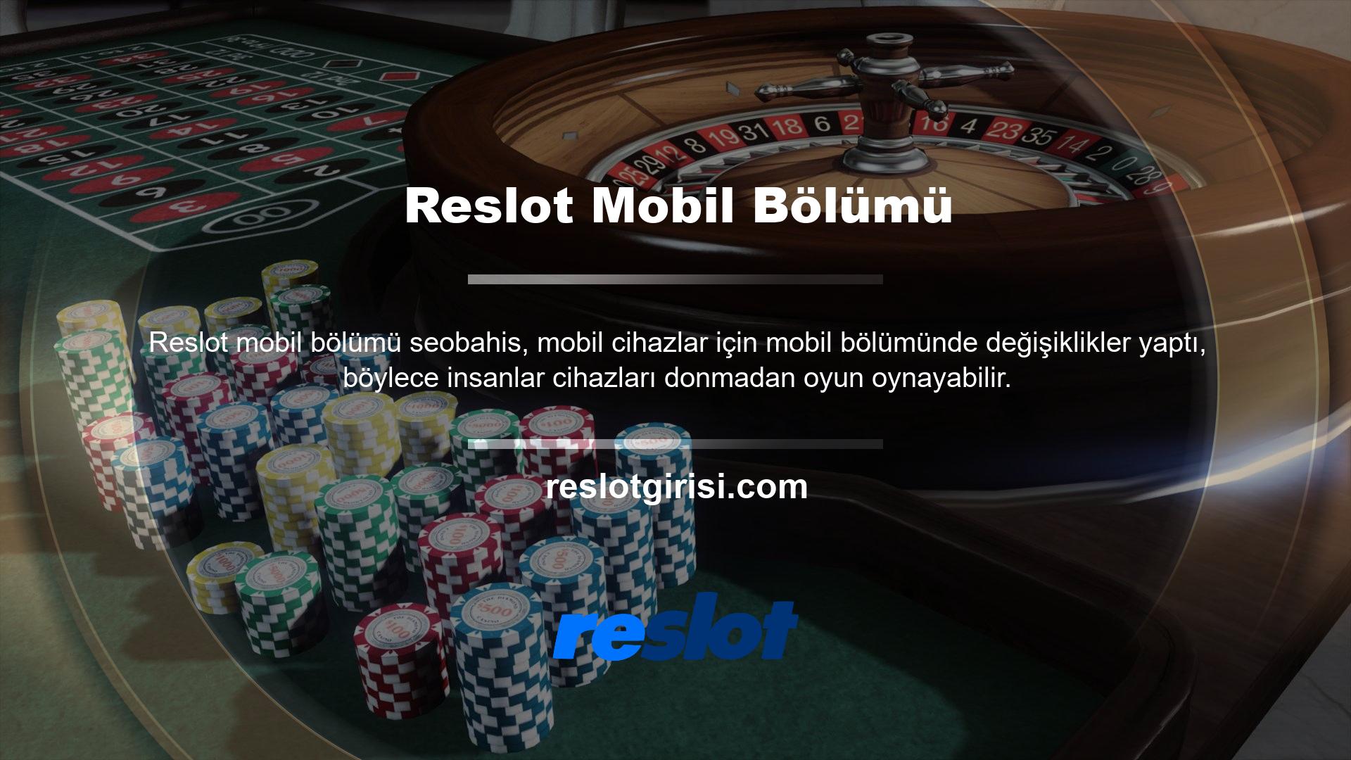 Kısa bir süre için bize katılın ve en iyi Reslot hizmetlerini alın